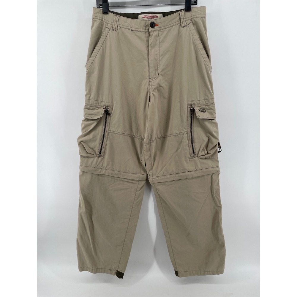 Convertible Hiking Pants Shorts Mens 31x30* Khaki Cargo Utility Gorpcore Outdoor